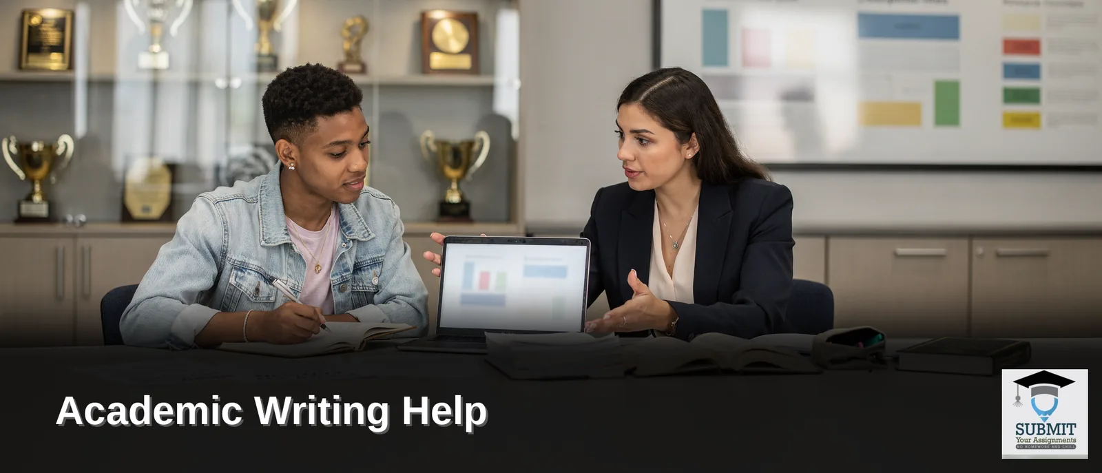 Seeking help from academic support has a documented positive impact on students' ability to manage